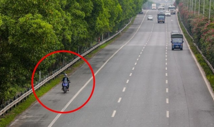 Mức phạt xe máy điều khiển xe đi vào đường cao tốc